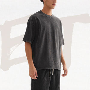 เสื้อยืดโอเวอร์ไซส์พิมพ์ลายสไตล์วินเทจ คอโอ ทรงหลวม แขนสั้น สำหรับผู้ชาย รับผลิตตามสั่ง ขายส่งราคาถูก - Product Image 2