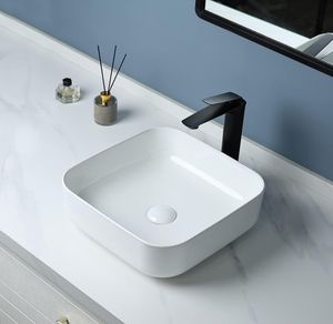 Bolina <span class=keywords><strong>อ่างล้างหน้า</strong></span>ศิลปะทรงสี่เหลี่ยมเซรามิกเหนือเคาน์เตอร์มาตรฐานถ้วยแบบอเมริกันได้รับการรับรองจากโรงงานขายส่ง - Product Image 5