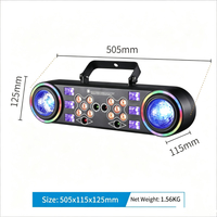 Luz LED 7 en 1 para escenario y fiestas, 100W, bola mágica, láser, luz estroboscópica con trípode y bolsa de transporte para bodas, bares, clubes, fiestas y espectáculos