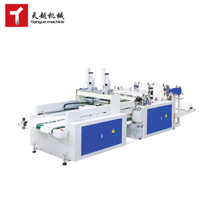 天悦一次性塑料手套背心素色t恤购物袋制造机价格塑料袋机器自动制作 - Product Image 4