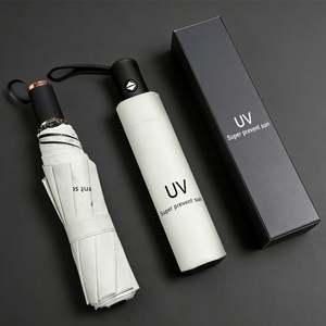 Paraguas Plegable Compacto Personalizado con Impresión de Logotipo, Protección UV, Automático, Venta al Por Mayor, Regalo Promocional Empresarial, Paraguas Manual - Product Image 1