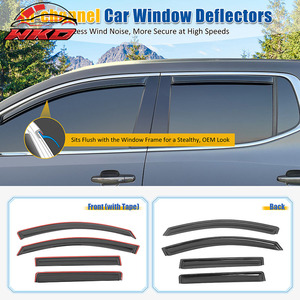 Pare-soleil de fenêtre en acrylique pour GMC Acadia 17-23, protection contre le vent, le soleil et la pluie - Product Image 2