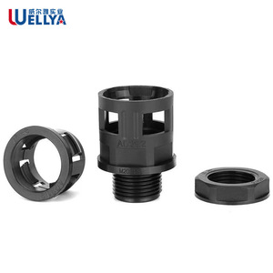 ข้อต่อท่อพลาสติก LUELLYA รุ่น AD21.2 M20x1.5 ไนลอนแบบเสียบตรง สำหรับท่อแบบลูกฟูก - Product Image 1