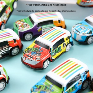 Vendita calda 6.8cm in miniatura, modello di auto pressofusa, giocattolo preferito internazionale per auto in metallo di simulazione per bambini/articoli promozionali - Product Image 4
