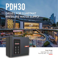 Contrôleur de pompe à eau triphasé SAJ PDH30 5,5 kW IP54 VFD 380V pour systèmes d'irrigation à pression constante industriels/commerciaux