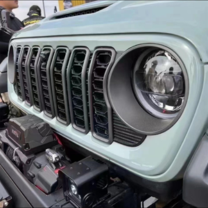 ตะแกรง ABS ด้านหน้าดีไซน์ใหม่สำหรับ JEEP Wrangler JL 2018 ++ Gladiator JT ntrix L1002มี/ไม่มีรูกล้อง - Product Image 4