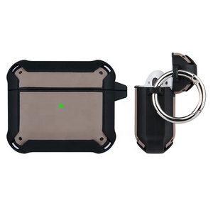 Nueva llegada buen precio TPU + PC cuero Bumblebee Spray estilo almacenamiento auricular caso para <span class=keywords><strong>Air</strong></span> Pods 3 Muti-color opcional - Product Image 4