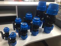 IRRIPLAST OEM Suplai Air Pertanian ISO17885 PN16 HDPE PP PE Pipa Irigasi Fiting Kompresi PP Bola Katup