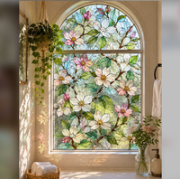 Vente en gros d'usine, verre coloré artistique, motif personnalisé, verre trempé décoratif pour mur intérieur, balcon, armoire