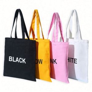 Bolsa de Compras Personalizada Reutilizable, Bolsa de Tela de Lona de Algodón con Impresión en Blanco, Bolsa de Tela con Logotipo - Product Image 5