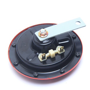 สำหรับรถยนต์ รถจักรยานยนต์ รถยนต์ดัดแปลง แตรไฟฟ้า 12V รูปทรงอ่างสีแดง 400Hz - Product Image 4
