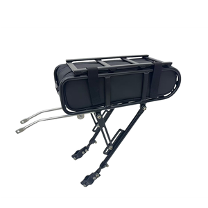 Nouvelle arrivée : <span class=keywords><strong>porte</strong></span>-bagages de <span class=keywords><strong>vélo</strong></span> en alliage d'aluminium avec sac étanche, support de bagages arrière <span class=keywords><strong>pour</strong></span> vélos - Product Image 4