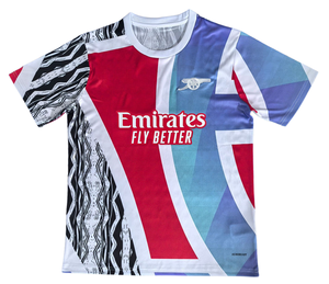 Maglia da Calcio Arsenal Stagione 2526 a Maniche Corte con Numero Stampato al Laser, Abbigliamento Sportivo in Poliestere, Moda per Allenamento - Product Image 1