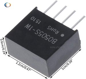 <span class=keywords><strong>Meipai</strong></span> โมดูลแหล่งจ่ายไฟ B0505S-1W DC-DC 5V,ตัวแปลงสัญญาณ4พิน - Product Image 4