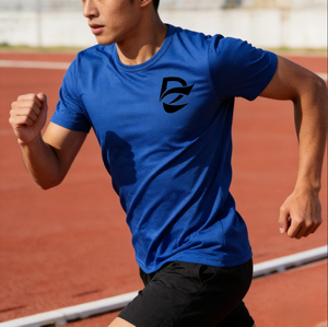 T-shirt pour homme ZEDE en tissu écologique, séchage rapide, respirant, pour la gym et le fitness, avec logo, vente en gros, fabricant - Product Image 1