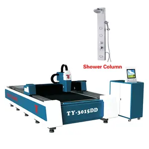 Sistema de Panel de columna de ducha de acero inoxidable 304, cortadora láser de fibra de ducha de mano