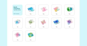 Capsules de détergent à lessive jetables à double chambre de 240g, soluble dans l'eau, odeur durable, écologiques, pour vêtements - Product Image 4