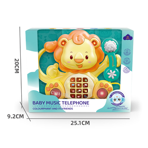 Giocattoli educativi precoci giocattoli musicali per bambini giocattoli colorati adorabili illuminazione per il traffico del leone giocattoli per bambini - Product Image 6