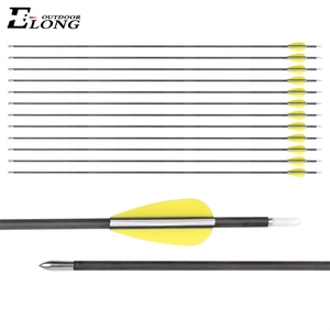 Elong Nhà Máy 3.2Mm Carbon Mũi Tên Tùy Chỉnh Nhựa <span class=keywords><strong>Vane</strong></span> 3.2 ID Tinh Khiết Carbon Trục Bắn Cung Mũi Tên - Product Image 2