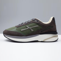 2025 personnalisé marque de luxe hommes à lacets baskets mode tendance en cuir véritable sport chaussures de course hommes chaussures décontractées