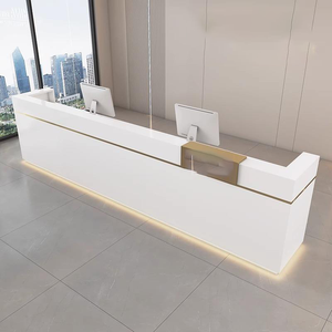 Custom Company Real Estate Hotel Lobby School Shop and Spa Utilisation Boutique Caissier <span class=keywords><strong>Comptoir</strong></span> de réception - Product Image 1