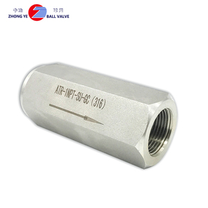 Válvula de retención horizontal de aire con ranura de gas de 3000psi SS304, precio actory - Product Image 2