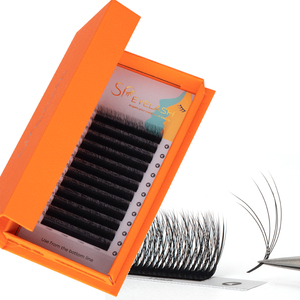 Наращивание ресниц SP EYELASH: мягкие, пушистые, 3D, 4D, 5D, в стиле «Дикий камелия», легкое формирование пучков, многослойные, объемные, в лотках - Product Image 3