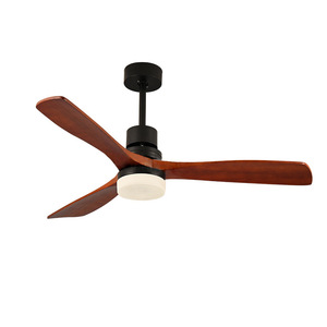 Ventilador de techo LINKWAY Ventilador de techo de madera maciza elegante Control remoto Ventilador de techo de madera decorativa - Product Image 6