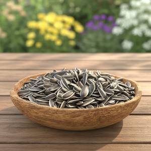 Emballage personnalisé, graines de <span class=keywords><strong>tournesol</strong></span> séchées à rayures noires de grande taille, en-cas, aliments sains et nutritifs, prix réduit - Product Image 1