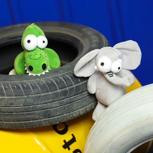 Directo de Fábrica: Peluches de Elefante Princesa Súper Suaves, Peluche Lavable, Nuevo Peluche de Bosque con Ojos Grandes para Lanzamiento de Boda, Tamaño Pequeño - Product Image 6