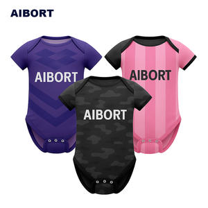 Aibort - Conjuntos Deportivos Personalizados para Bebés, Transpirables, <span class=keywords><strong>de</strong></span> Secado Rápido, con Logotipo Personalizado, Uniformes <span class=keywords><strong>de</strong></span> Fútbol para Bebés para Juegos <span class=keywords><strong>de</strong></span> Verano - Product Image 4