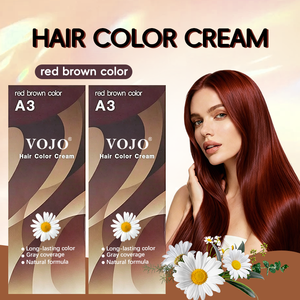 VOJO ยา<span class=keywords><strong>ย้อม</strong></span><span class=keywords><strong>ผม</strong></span>ถาวรสำหรับมืออาชีพ 60 มล.*2 สูตรจากพืช ปราศจากแอมโมเนีย <span class=keywords><strong>สี</strong></span>ติดทนนาน หลายเฉดสี - Product Image 4