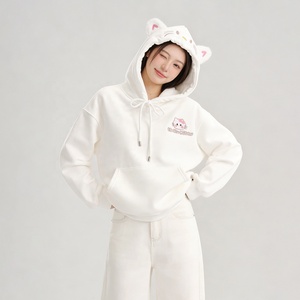 Felpe Casual da Donna di Alta Qualità all'Ingrosso, Top Larghi Stile Streetwear Adatti per <span class=keywords><strong>Abbigliamento</strong></span> Femminile Primavera e Autunno - Product Image 1