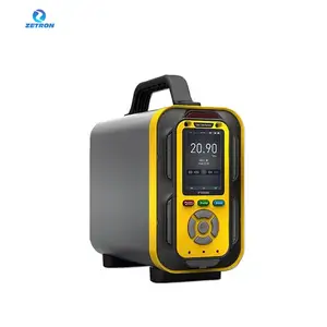 Zetron PTM600-Flue Portable Multi Compound/Exhaust Gas Detector For Emission Gas NOX SO2 PPM With Temperature and Humidity Senso