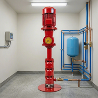 Pompe à turbine verticale à arbre long pour puits profond, personnalisée OEM, multistade, pour système de lutte contre l'incendie