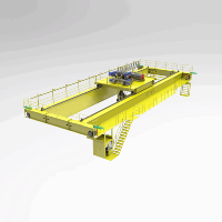 Type de treuil électrique grue de pont aérien de double poutre dans l'atelier de travail pour le levage résistant