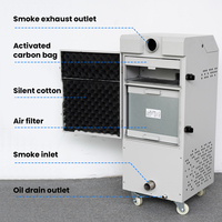 Ingani purificateur d'air extracteur d'huile DTF avec séparateur d'huile extracteur de fumée et d'huile DTF