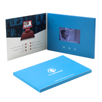 Nouveaux produits en vogue, idées en lin de marque, technologie promotionnelle du client, boîte de carte-cadeau, livre de brochures vidéo