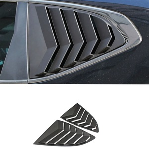 Welta ABS+PP Carbon Fiber Look Exterior Accessories Car <b>Kits</b> Rear Side Window Louvers Vents Cover for Honda Breeze 2020-2022 - Product Image 5