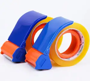 Tape Dispenser Sealing Packer Packaging Parcel Plastic Roller Tape Cutter Sealing Tape Holder Home Office Manual Packing Machine