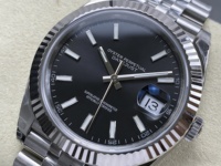 Montre lumineuse de haute qualité, étanche, 41 mm, VS Factory V2, acier 904L, mouvement 3235, montre de plongée noire