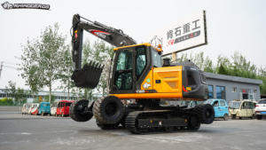 Tê giác giá thấp máy xúc sử dụng điều kiện 7 tấn sử dụng bánh xích bánh xe máy xúc giá trong Dubai - Product Image 2