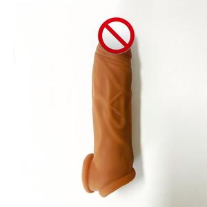 Bao cao su dương vật 7 inch TPE, dụng cụ mở rộng dương vật, đồ chơi khiết tịnh nam, kéo dài bao quy đầu, bao cao su tái sử dụng - Product Image 1