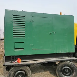 Gerador de energia com motor diesel, gerador elétrico com tampa silenciosa, tensão de 50kw 380/220v