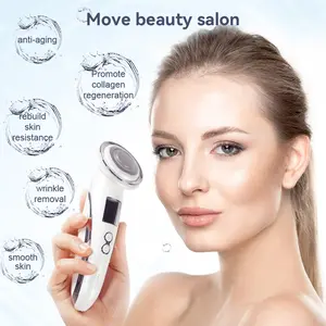 Notime nuovo prodotto palmare Ion Face Beauty Care Massager Skin Tightening Radio Frequency Ems Sonic Vibration Machine