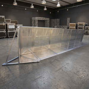 Barrières modulaires en alliage d'aluminium pour foule, barrières de scène portables pour extérieur - Product Image 2