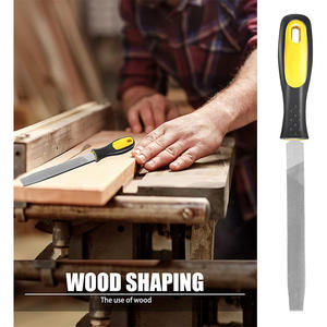 יצרן 3 יחידות סט קבצי עץ לעיבוד עץ סט קבצי כלי עבודה ידניים סט קבצי פלדת פחמן גבוהה עם ידית פלסטיק - Product Image 5