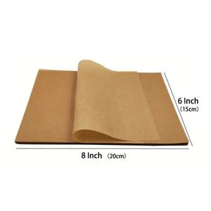 Papier sulfurisé en gros, feuille antiadhésive et résistante à l'huile pour four, friteuse à air, grillades, cuisson à la vapeur, barbecue, tapis de cuisson, outil d'emballage alimentaire - Product Image 6