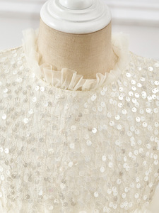 Nuevo Producto, Vestido de Princesa con Estrellas para Niñas, Primavera-Verano, Vestido de Alta Gama para Actuaciones de Piano - Product Image 6