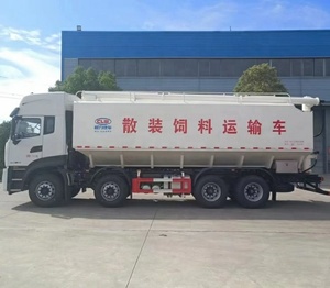 Dongfeng 30-40CBM Camion d'alimentation de volaille Système de contrôle hydraulique à double compartiment efficace pour les fermes avicoles et d'élevage - Product Image 4